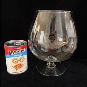 Large Vintage Glass Goblet